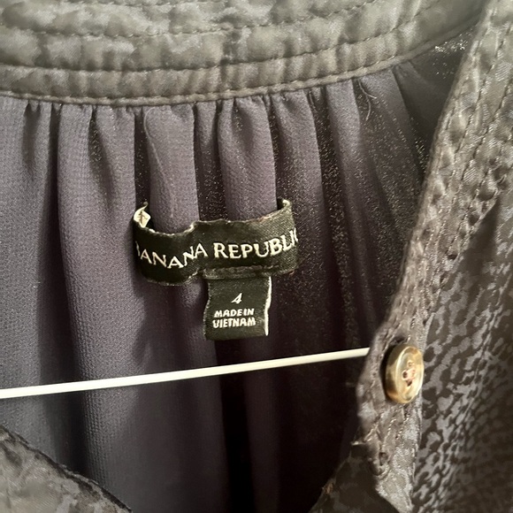 Blue & black Banana Republic snakeskin dress size 4 - Picture 3 of 6